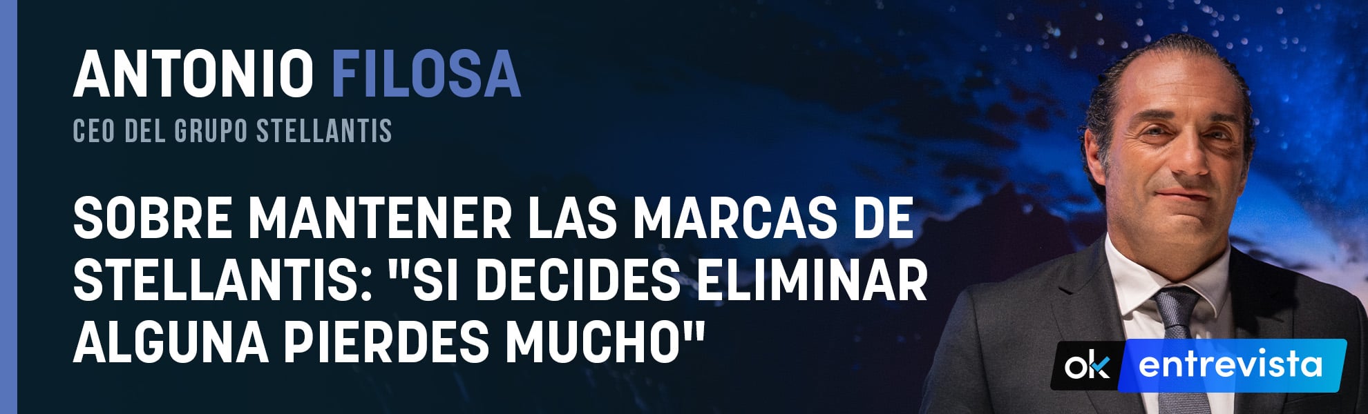 Filosa defiende mantener todas las marcas de Stellantis: Si decides eliminar alguna pierdes mucho