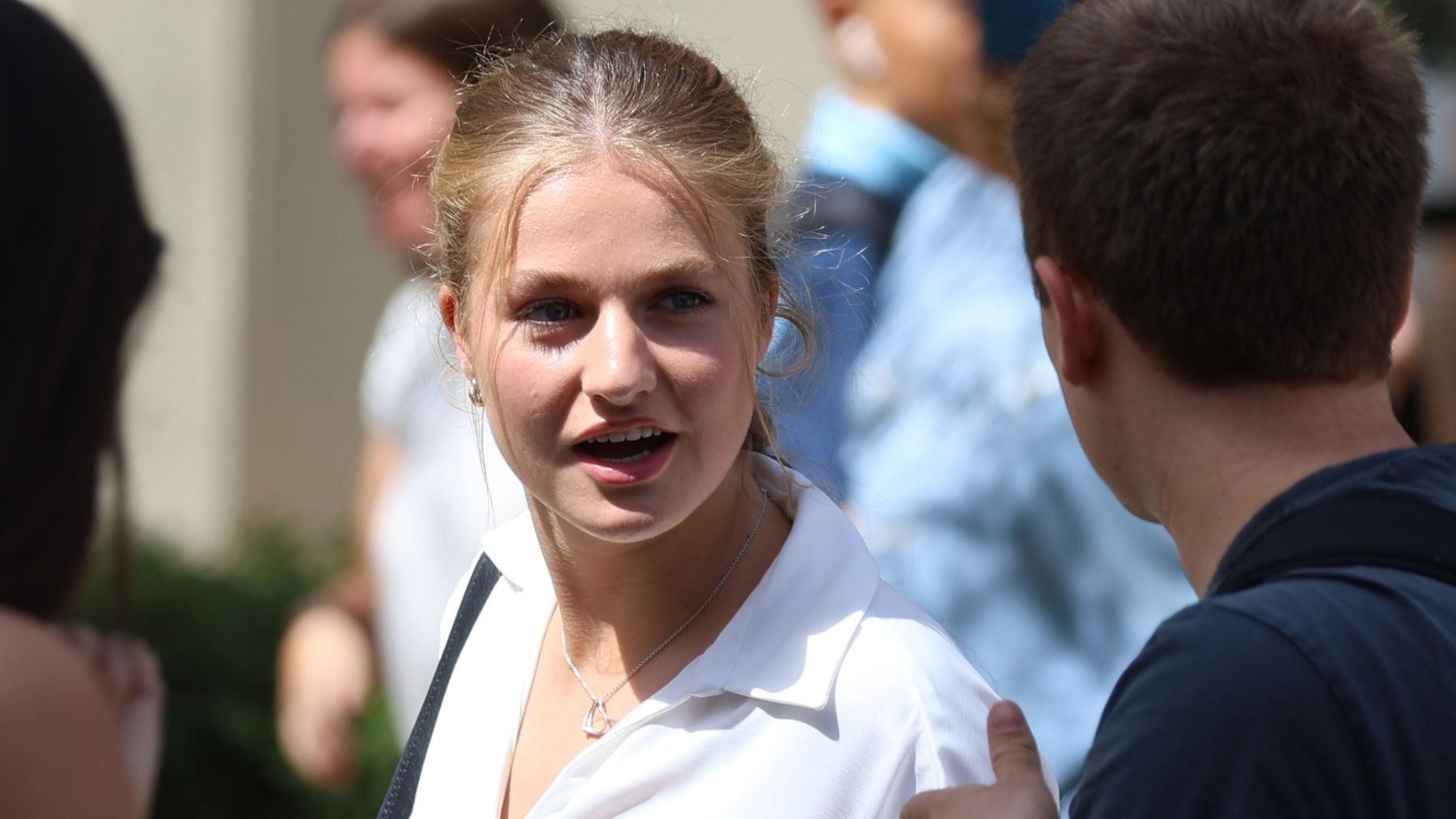 La princesa Leonor en su la universidad. (FOTO: COOL)
