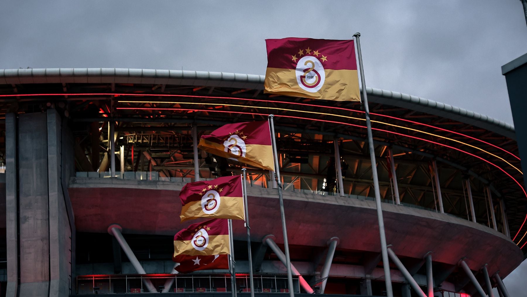 Aledaños del Estadio del Galatasaray. (Getty)
