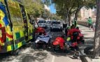 accidente choque patinetes Palma conductores
