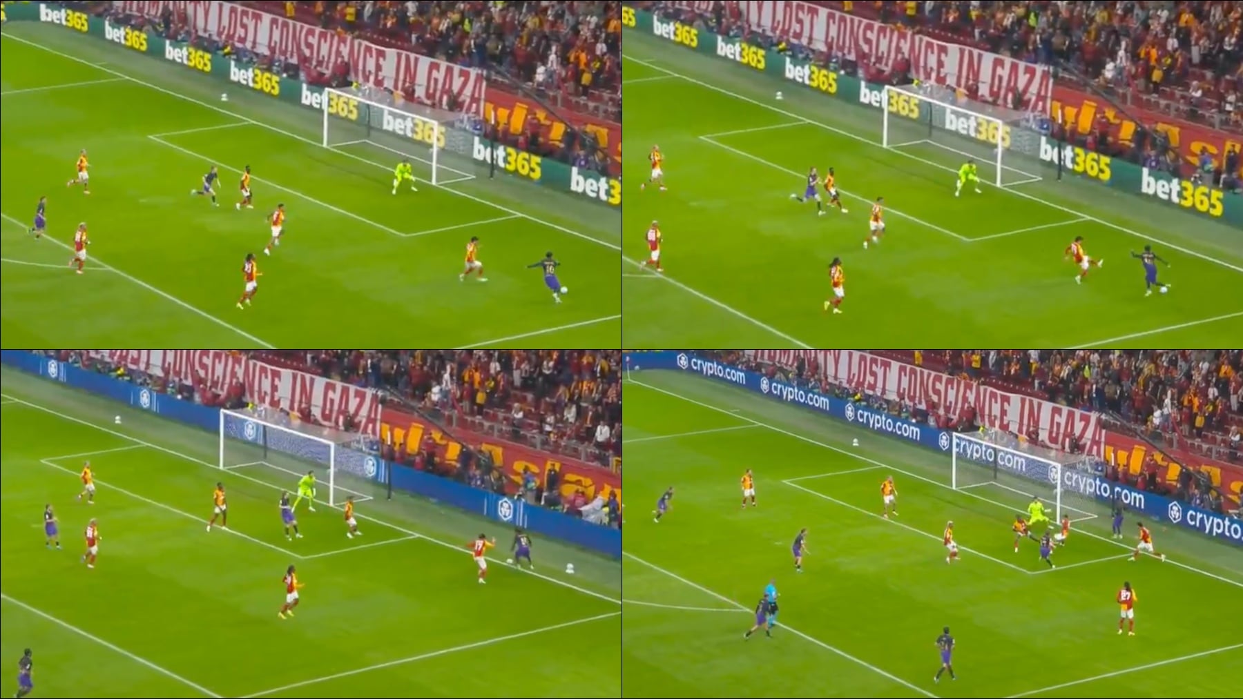 Lamine es un mago: su sensacional jugada para asistir a Gordon en el tercer gol del Barça