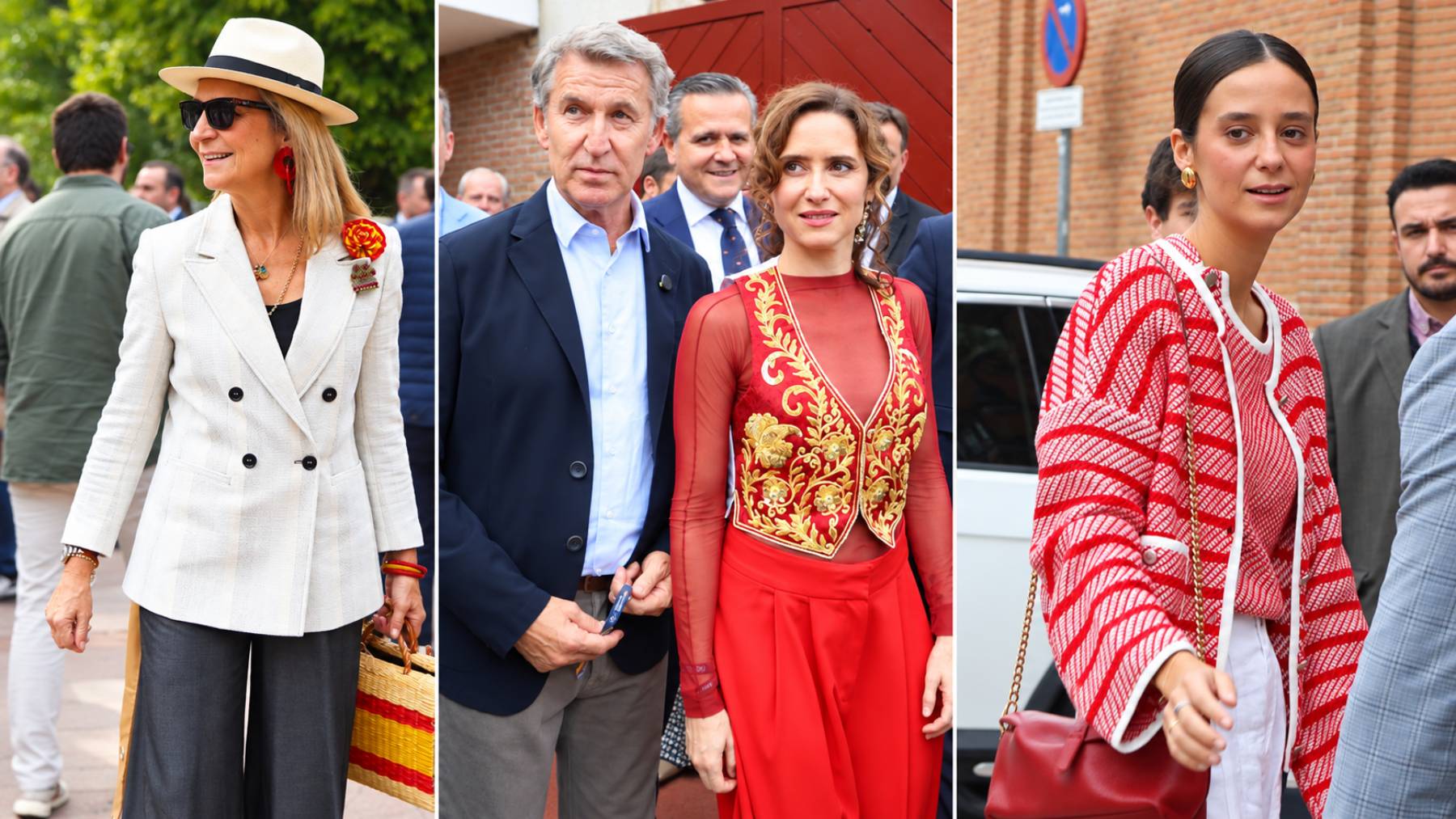 La infanta Elena, Alberto Núñez Feijóo, Isabel Díaz Ayuso y Victoria Federica. (Foto: Europa Press)