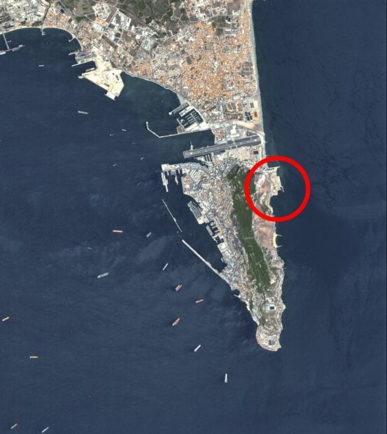 Satélite Gibraltar ESA Marina Bay