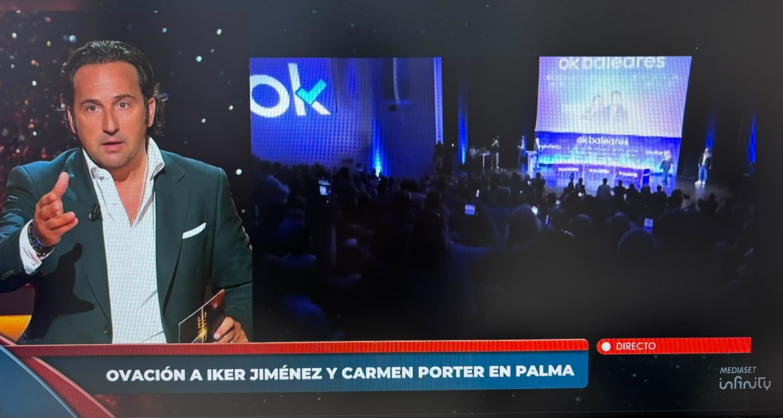 Iker Jiménez, tras el V aniversario de OKBALEARES: Ha sido inenarrable, no podía ni ir por la calle por el afecto del público mallorquín
