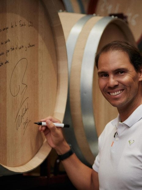 Rafa Nadal, vino, el tenista