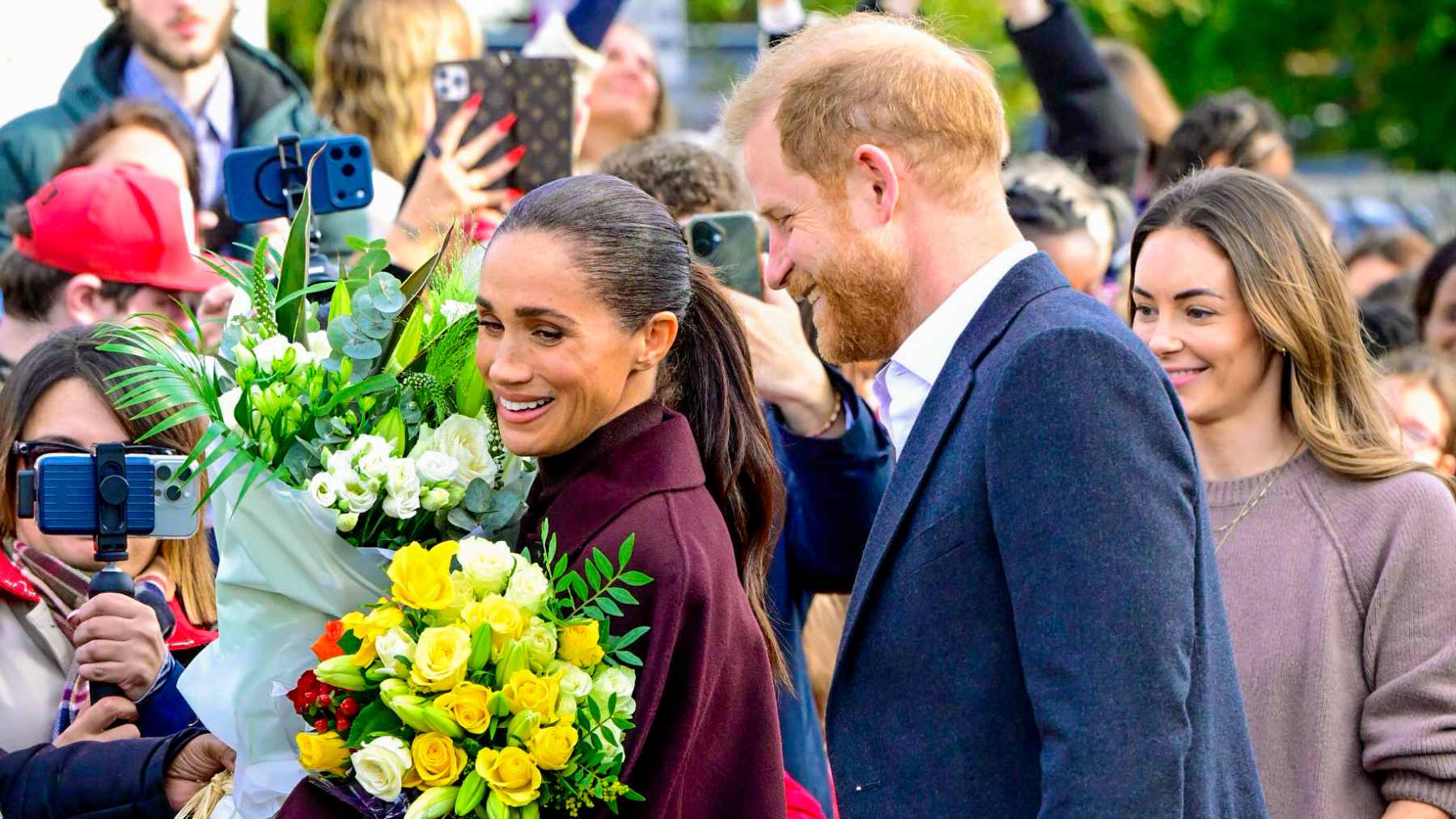El príncipe Harry y Meghan Markle en Nottingham. (Foto: Europa Press)