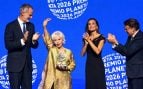 Isabel Allende junto a los Reyes en la entrega del Premio Planeta 2026. (Foto: Premio Planeta)