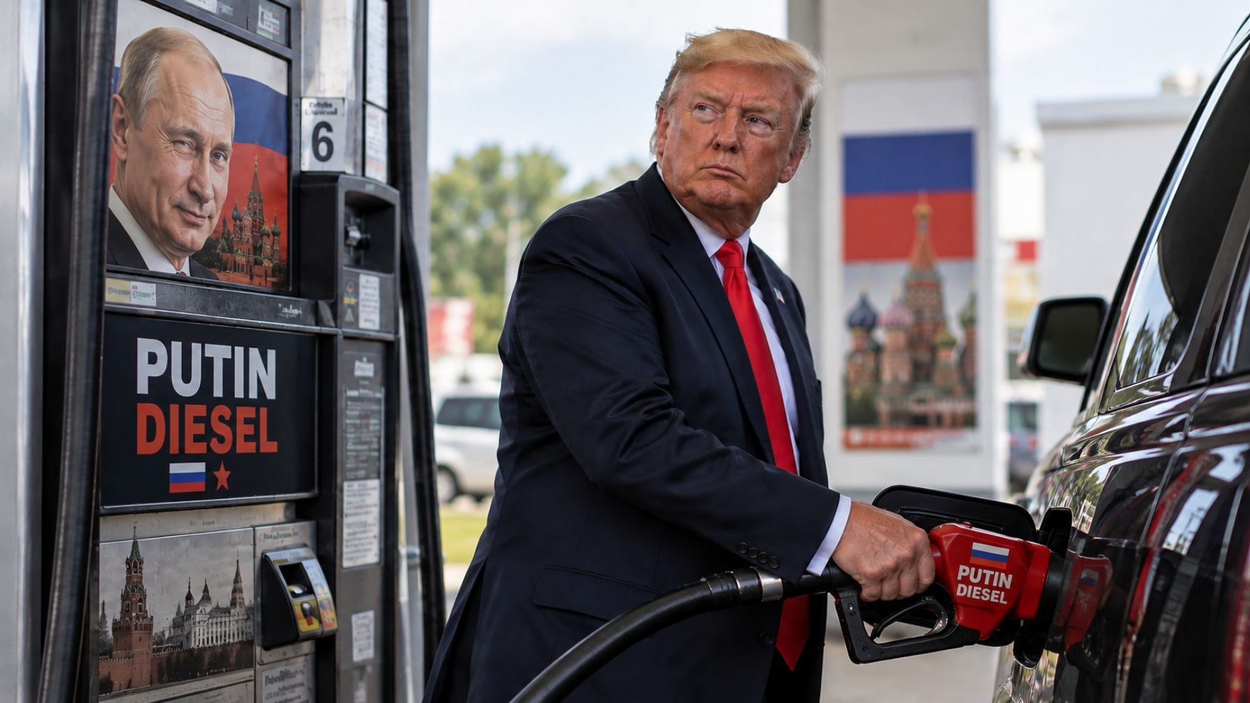 Trump quiere ganar las legislativas con el diésel de Putin pero Rusia no tiene combustible ni para Moscú