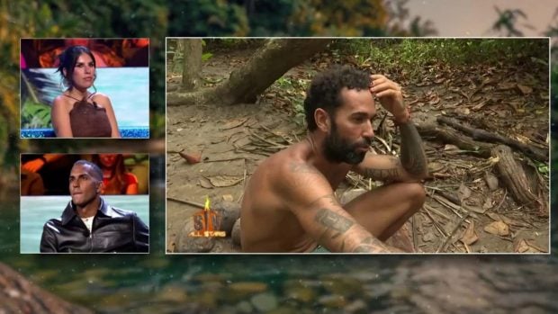 Omar S&aacute;nchez en 'Supervivientes'. (Mediaset)