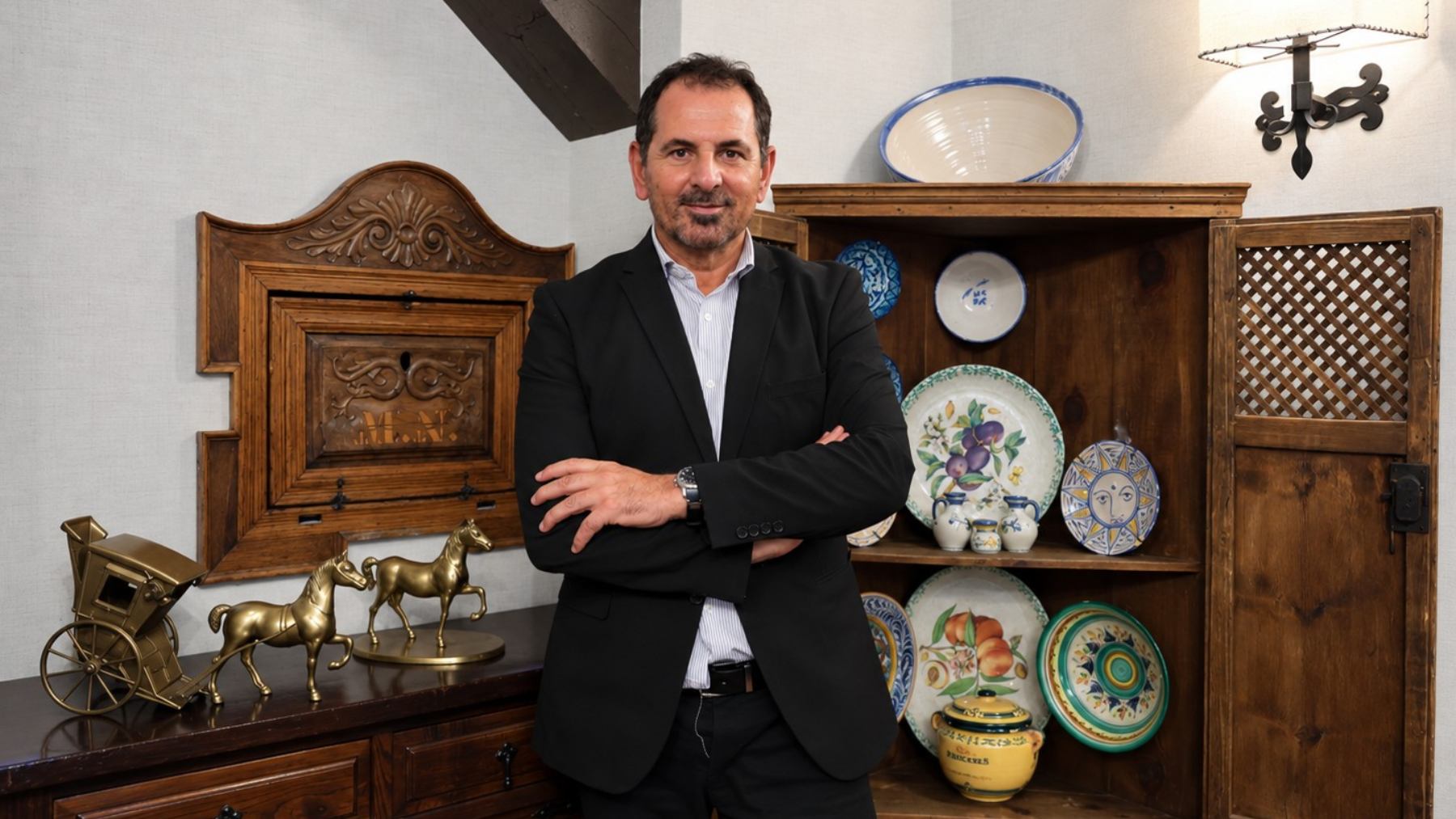 Portada José Valdearcos presidente de Alcalá Gastronómica Fomentur. (Foto: Nacho Sandoval)