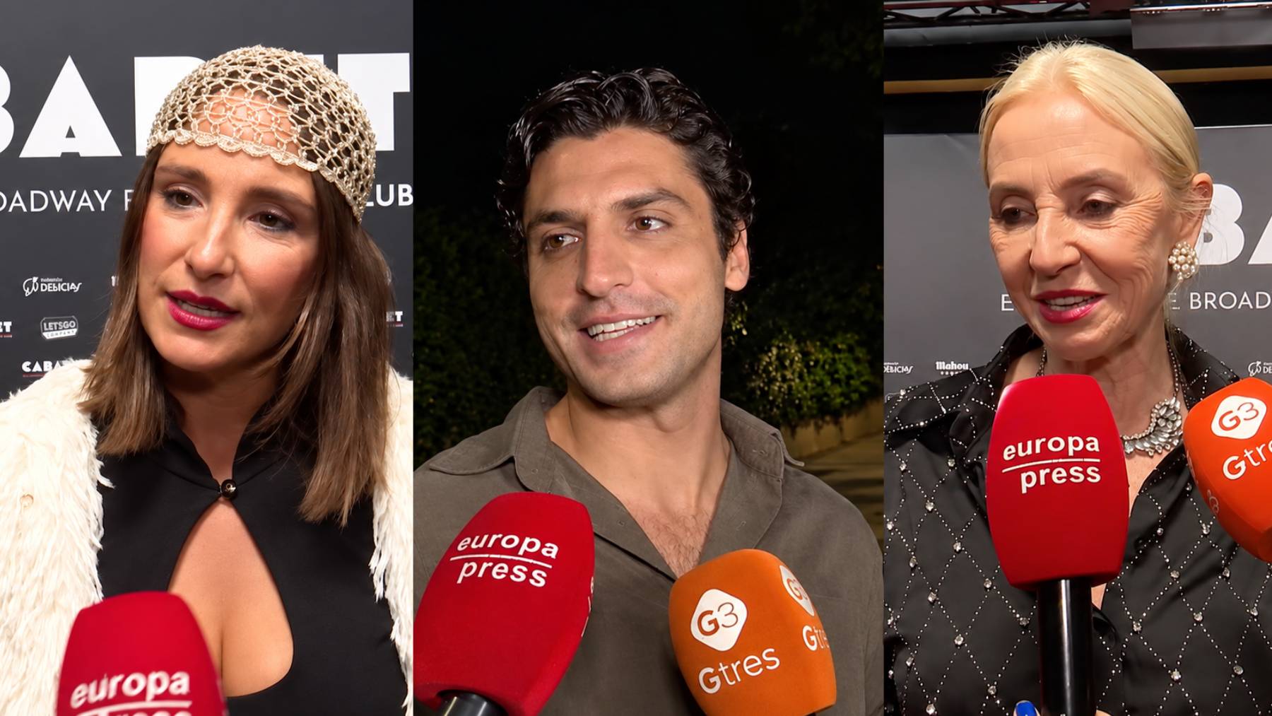 Marta Pombo, Tomás Páramo, Mariola Orellana. (Foto: Europa Press)