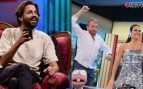 Salvador Sobral en La Revuelta y Pablo Motos junto a Cristina Pedroche en El Hormiguero (RTVE/Atresmedia).