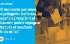 Todo apunta a que habrá pucherazo el 29-N y que el Supremo decidirá después