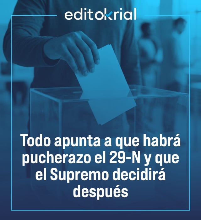 Todo apunta a que habrá pucherazo el 29-N y que el Supremo decidirá después