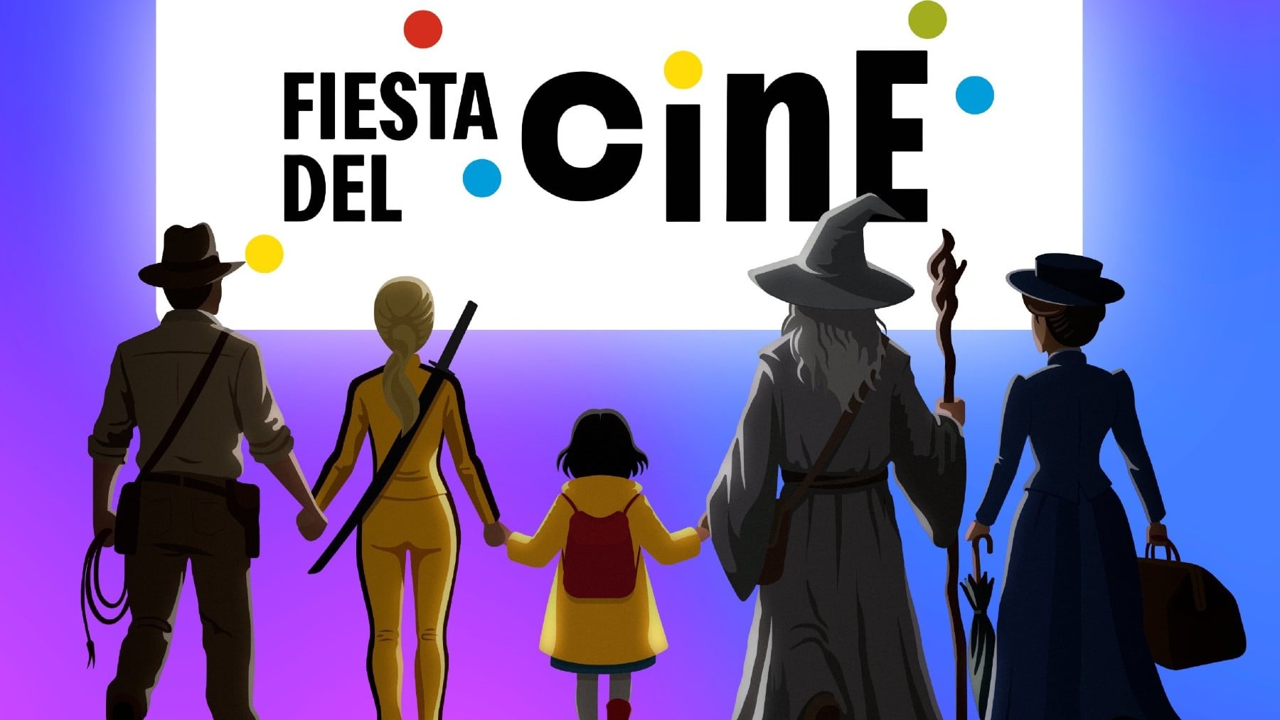 Imagen promocional de la XXVII edición de la Fiesta del Cine (@FiestaDelCine).