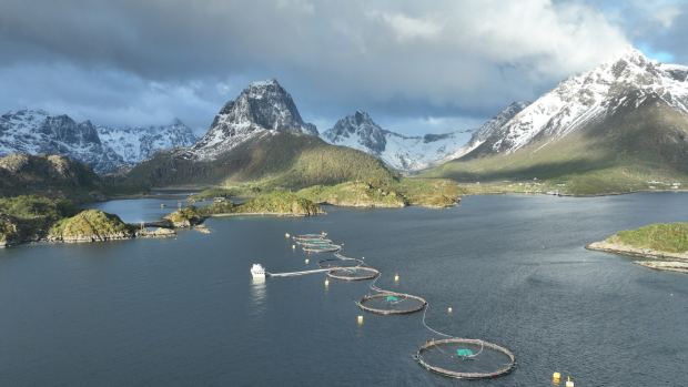 Estructura de Nordlaks en la localidad de Bullatholmen, Noruega
