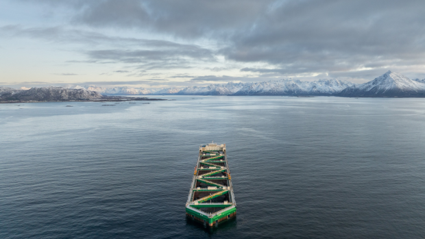 Estructura de Nordlaks en la localidad de Bullatholmen, Noruega