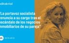 Entre el PSOE y el ‘buitre’ de su pareja, Montse Mínguez elige a su pareja