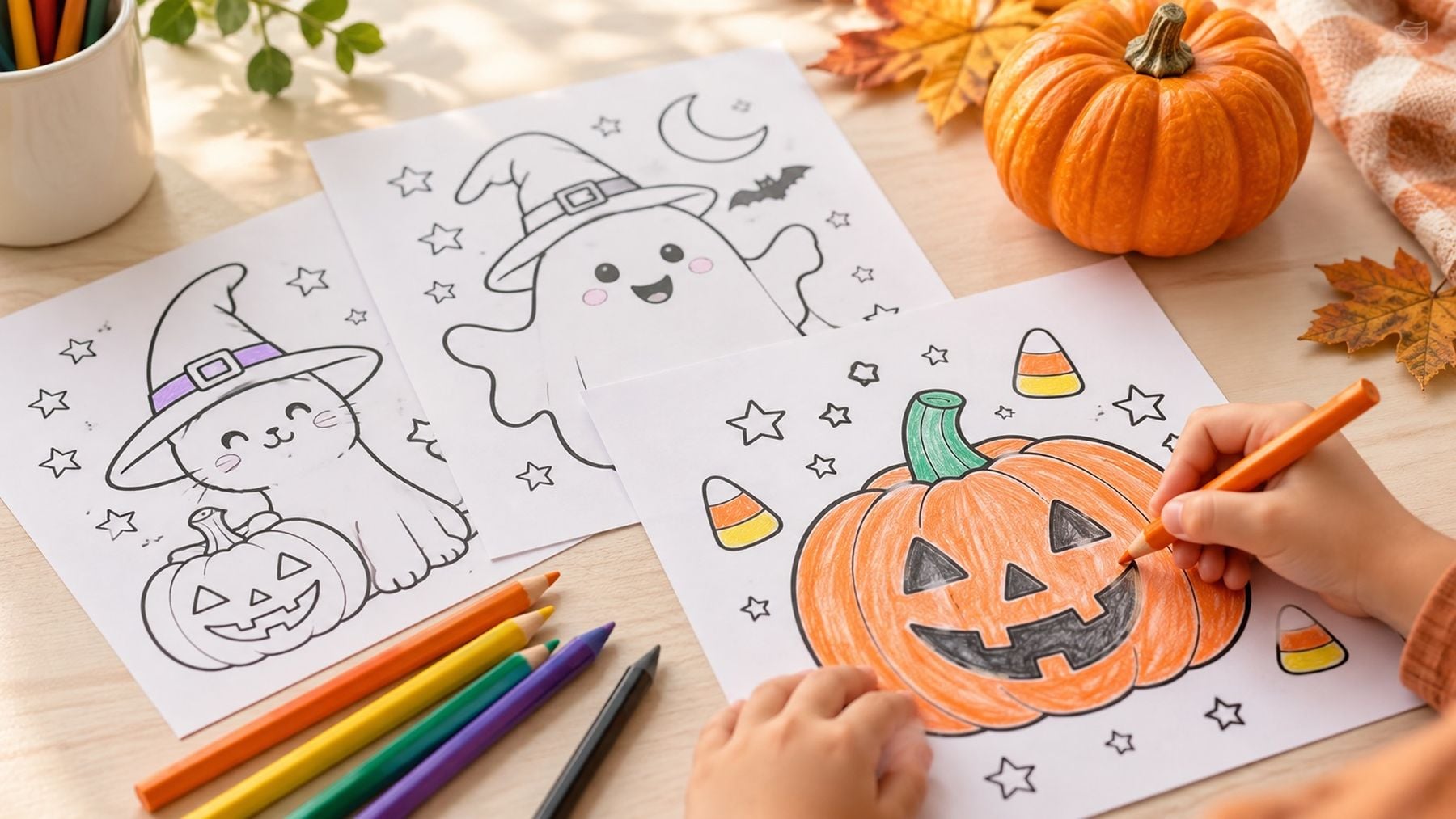 Los mejores dibujos de Halloween para imprimir y colorear