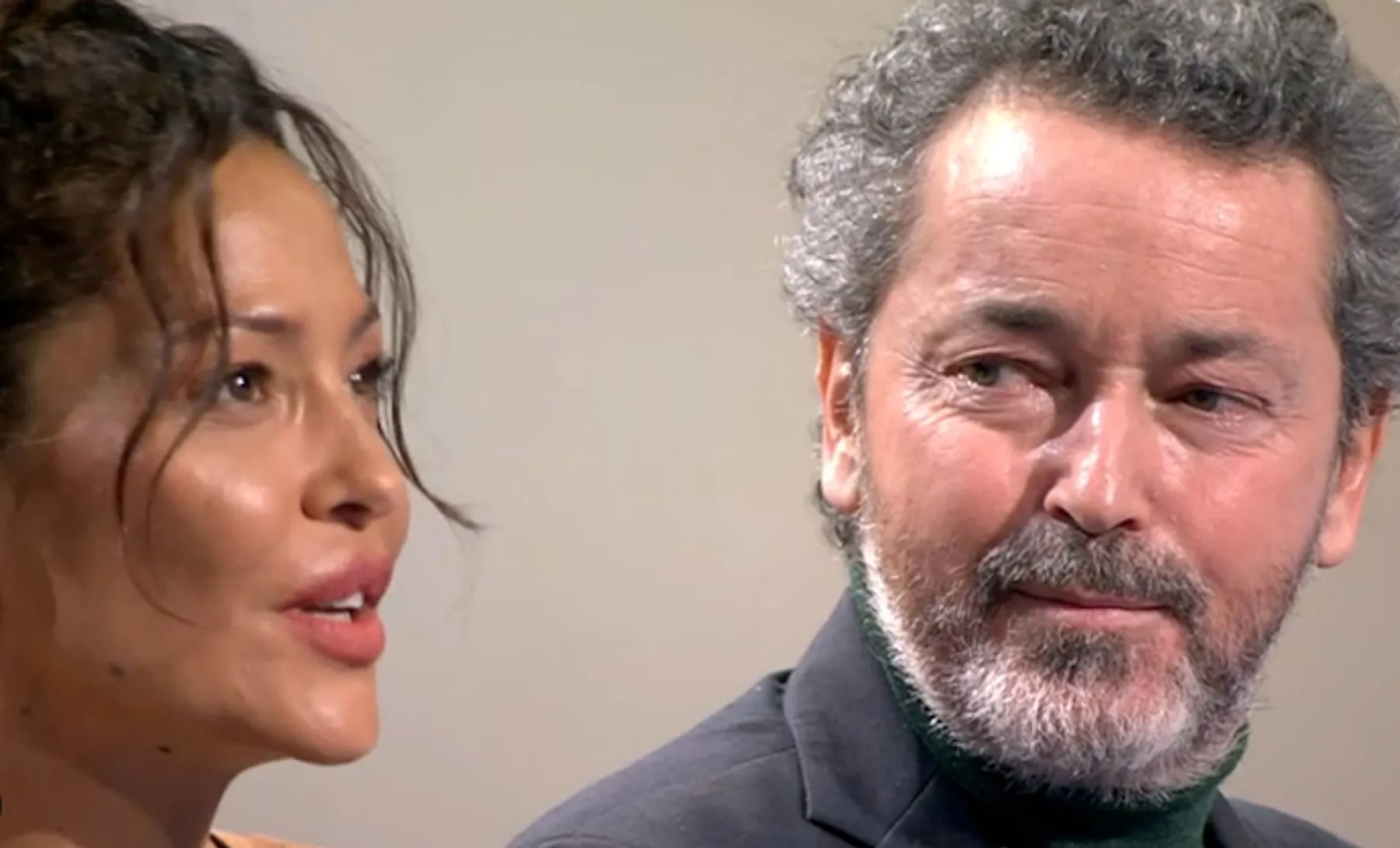 Luis Canut con Patricia Pérez. (Foto: Telecinco)
