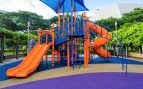 Parque infantil caucho