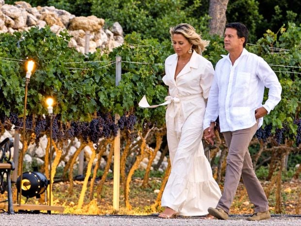Manuel Valls y Susana Gallardo en su preboda. (Foto: Europa Press)