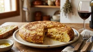 Tortilla de patatas, comida, gastronomía