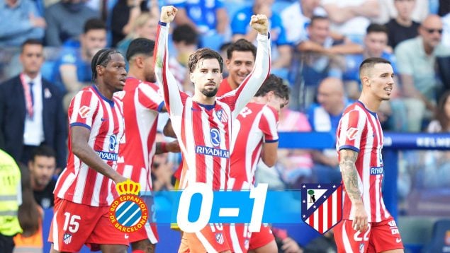 Baena utolsó pillanatbeli gólja hozta meg a győzelmet az Atléticónak az Espanyol ellen