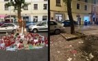 Destrozan el altar que los vecinos levantaron en memoria de Maricarmen frente a su casa en Madrid