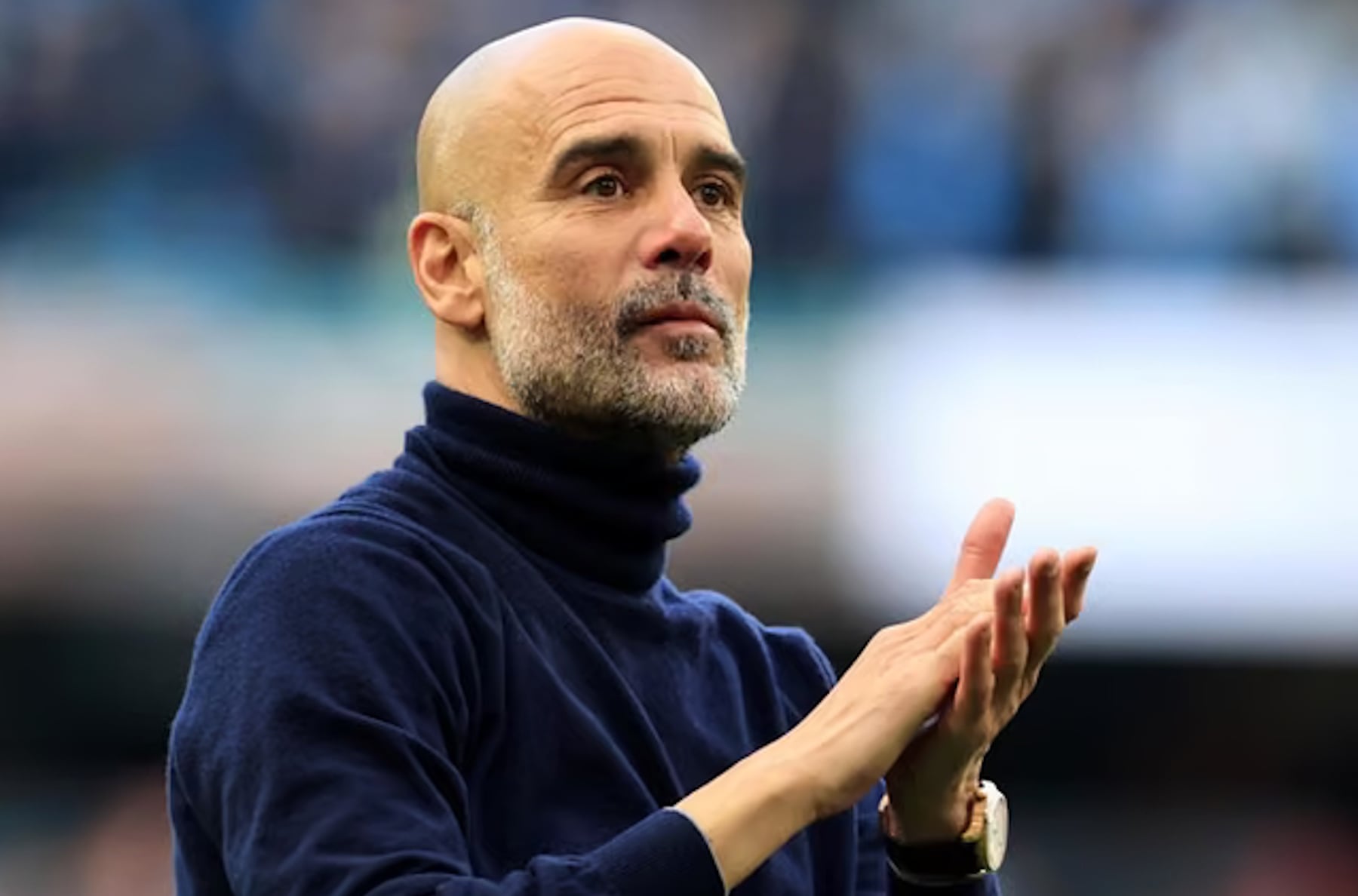 Pep Guardiola en un partido. (Foto: EP)