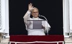El papa León XIV reza el Ángelus en el Vaticano
