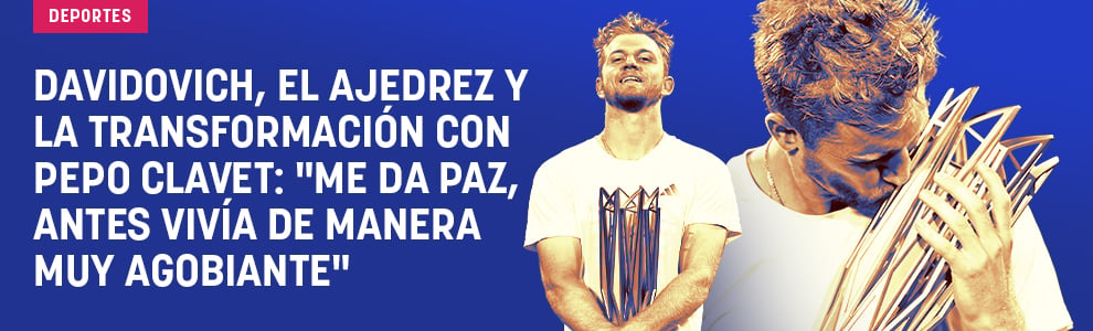 Davidovich, el ajedrez y la transformación con Pepo Clavet: Me da paz, antes vivía de manera muy agobiante