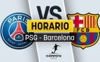 PSG Barcelona horario