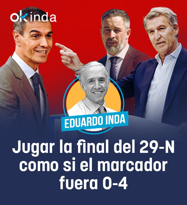 Jugar la final del 29-N como si el marcador fuera 0-4