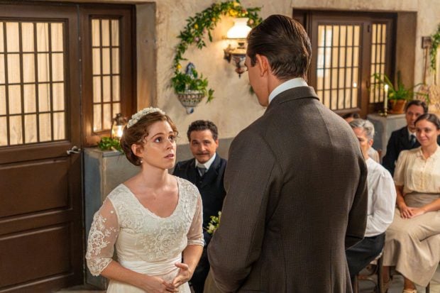 Imagen de la boda de María y Carlos en La Promesa (Foto: RTVE).