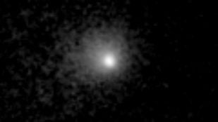 Cometa C/2026 S1 descubierto por el telescopio Euclid, con su núcleo brillante y la coma de polvo y gas