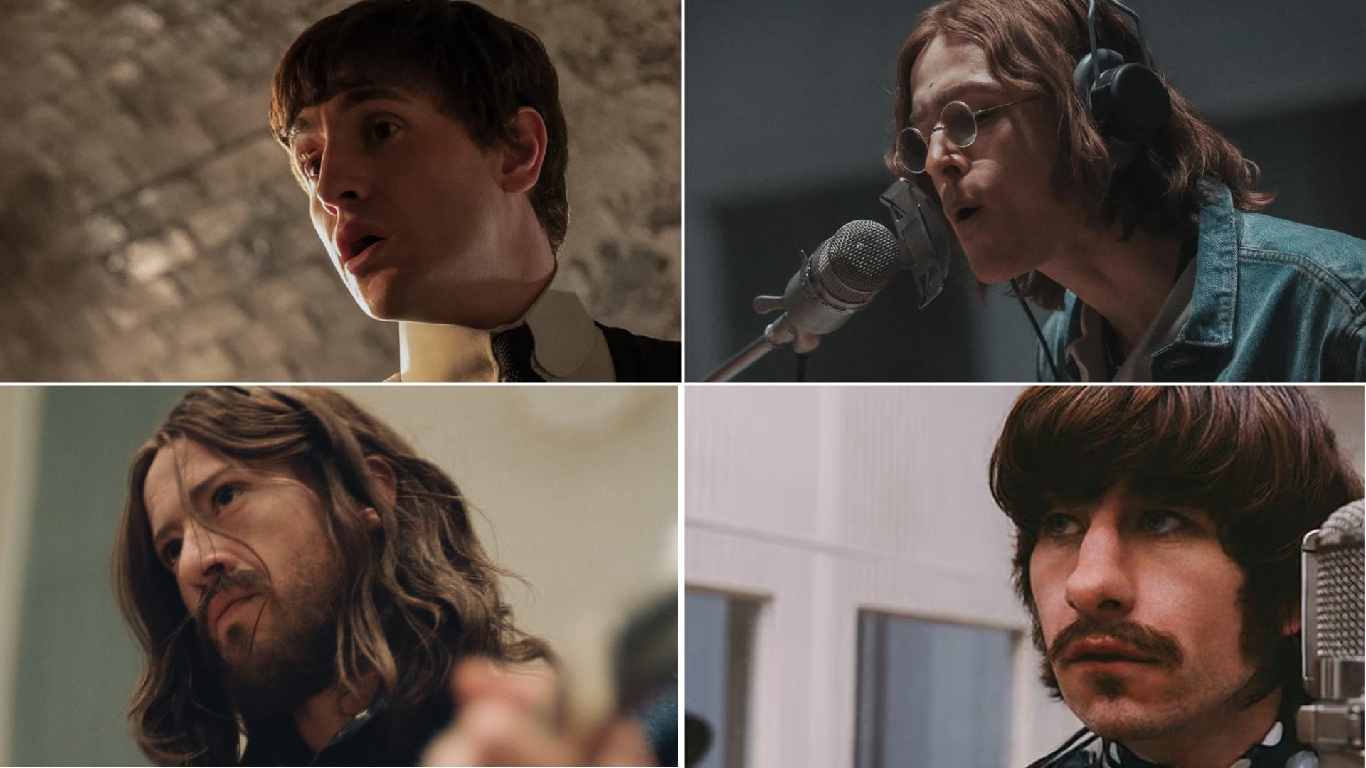 El reparto del universo cinematográfico de Los Beatles (Sony Pictures).