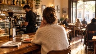 cafeteria, comida, desayuno