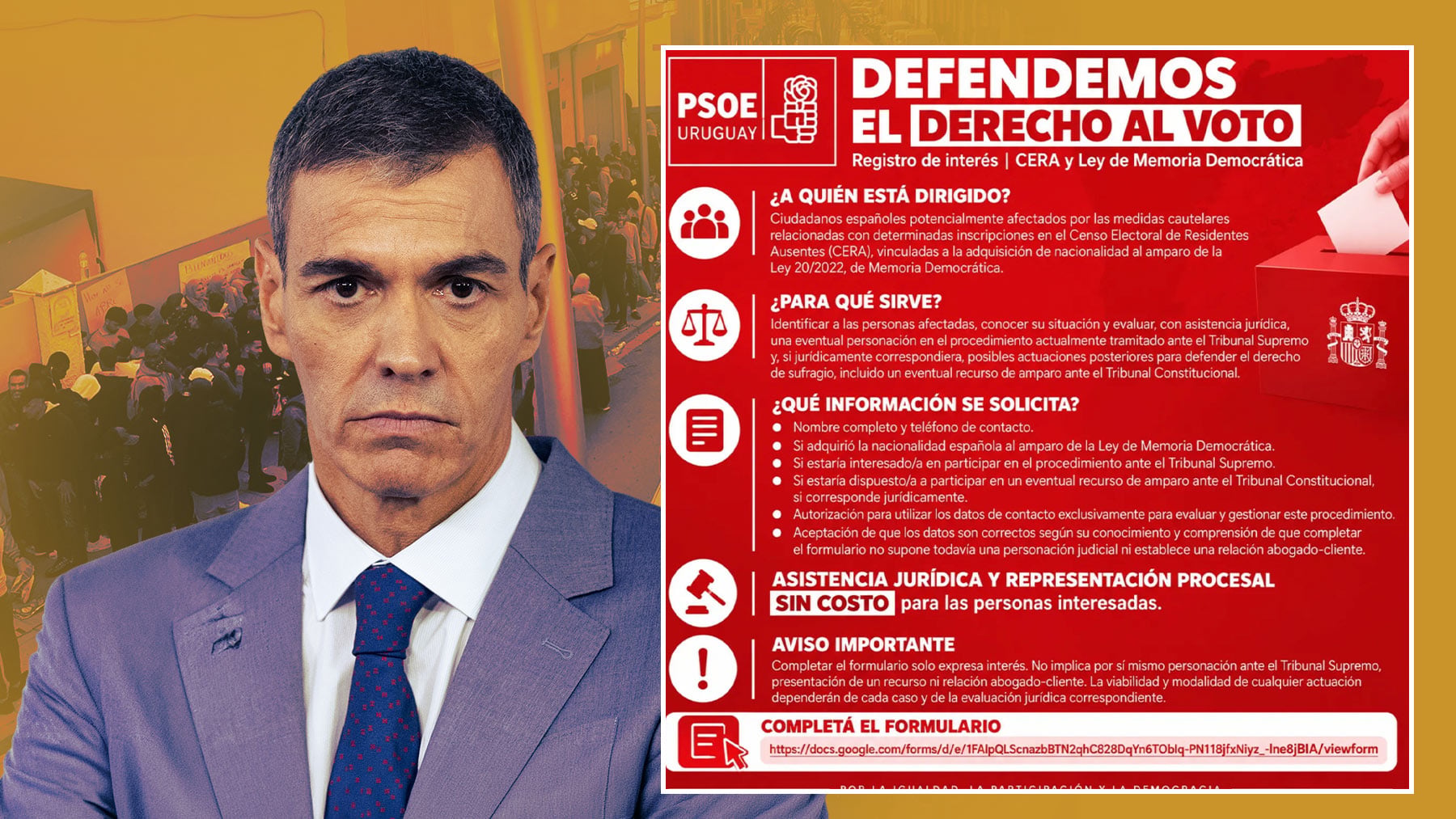 El PSOE ofrece asesoría jurídica gratis a los