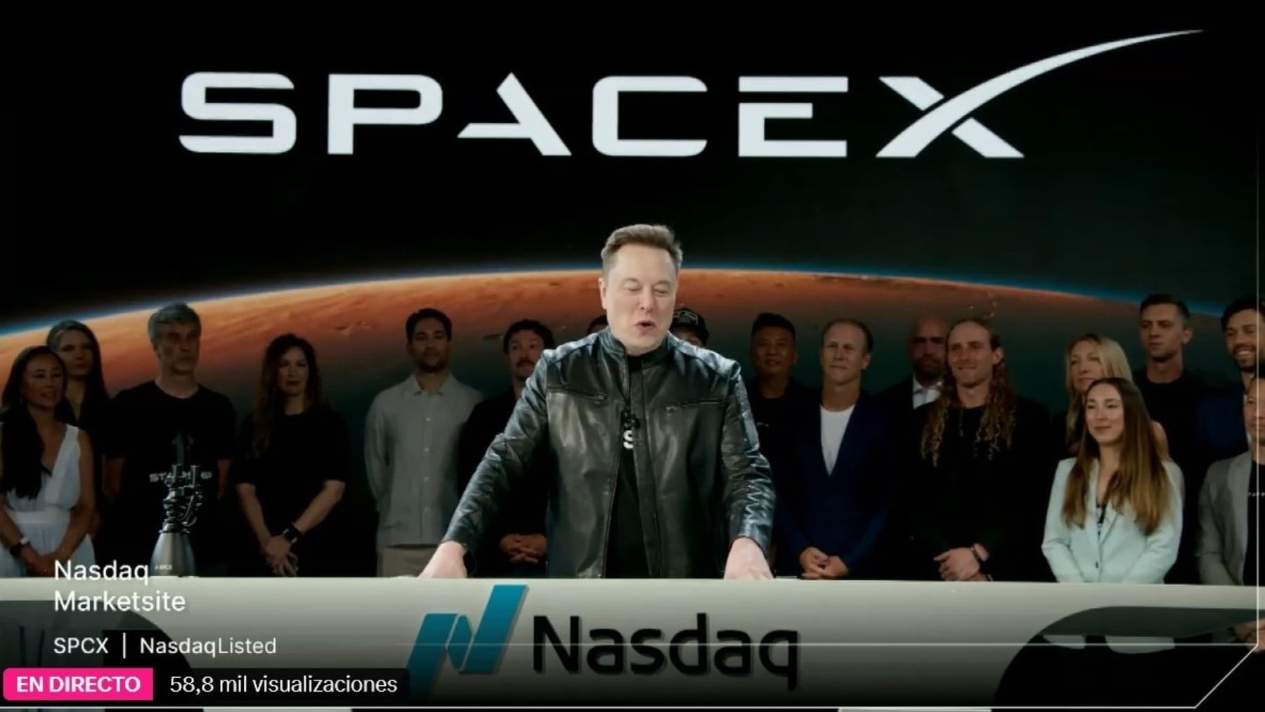Elon Musk anuncia que regalará una acción de SpaceX a cada niño de EEUU en 2027