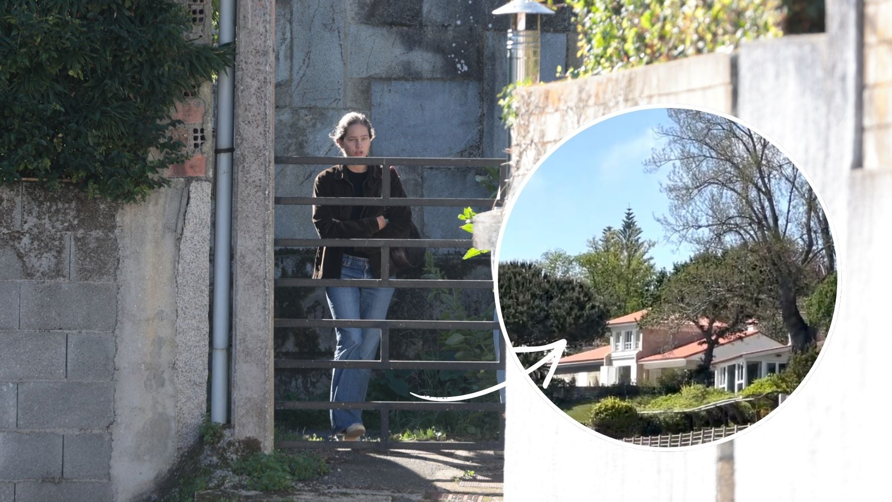 Irene Urdangarín saliendo de la casa de Pedro Campos. (Foto: EP / COOL)