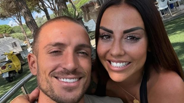 Laura Cantizado y Rubén Torres en una imagen compartida en redes sociales (Instagram).