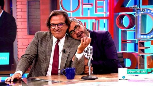 Pepe Navarro y Florentino Fernández en el programa Dani y Flo (Mediaset).