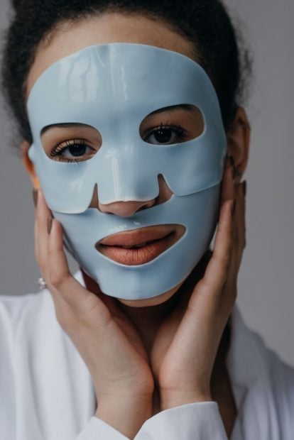 mascarilla facial parches ojos
