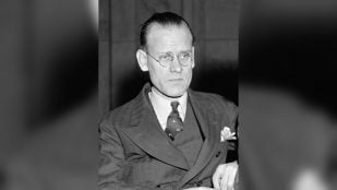 Retrato de Philo Farnsworth, el inventor de la televisión electrónica, en 1939