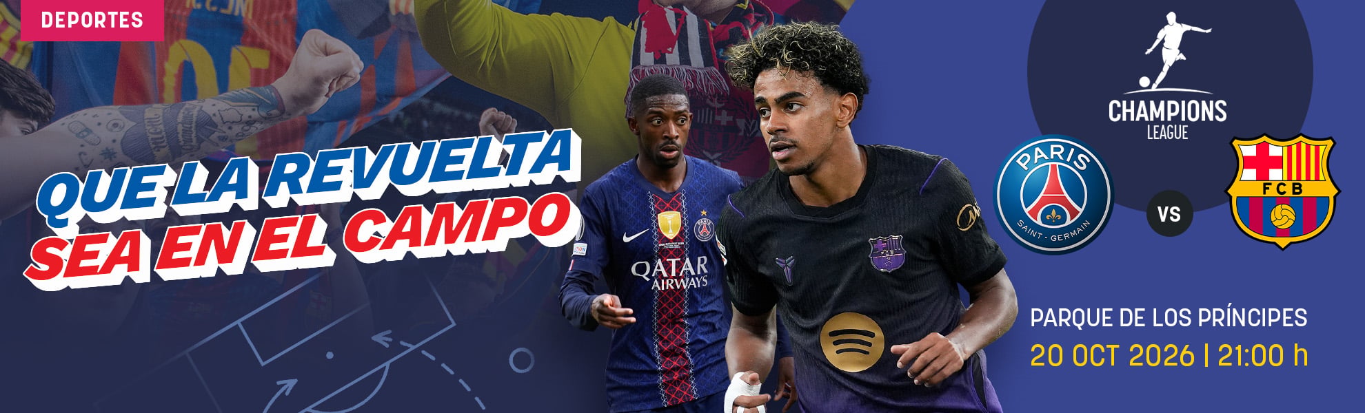 PSG - Barcelona: que la revuelta sea en el campo