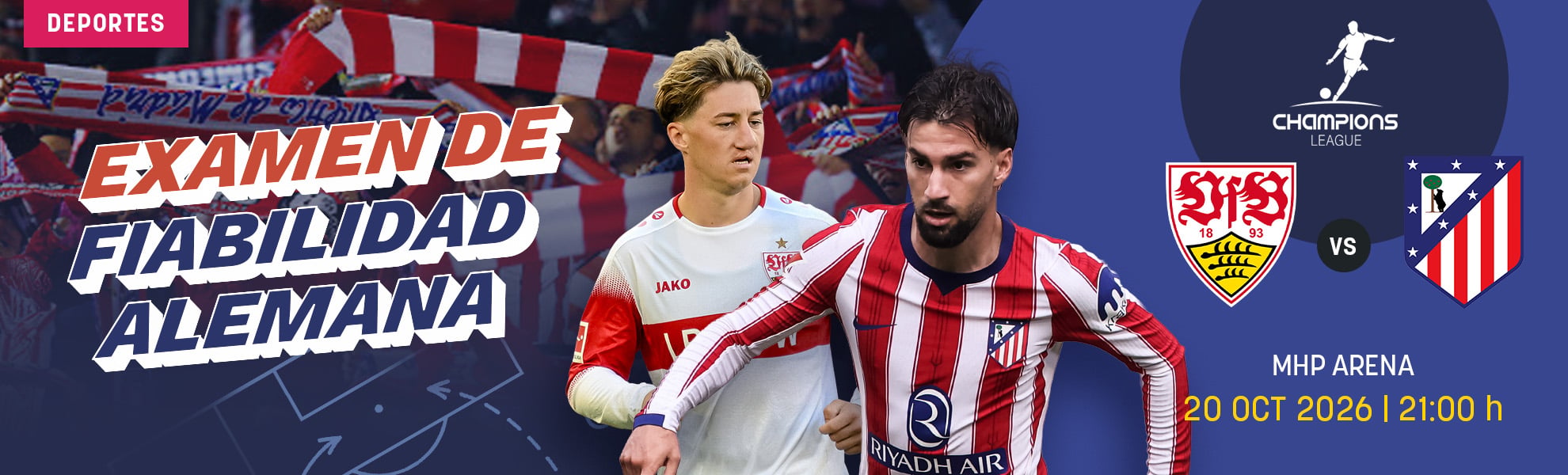 Stuttgart - Atlético: examen de fiabilidad alemana
