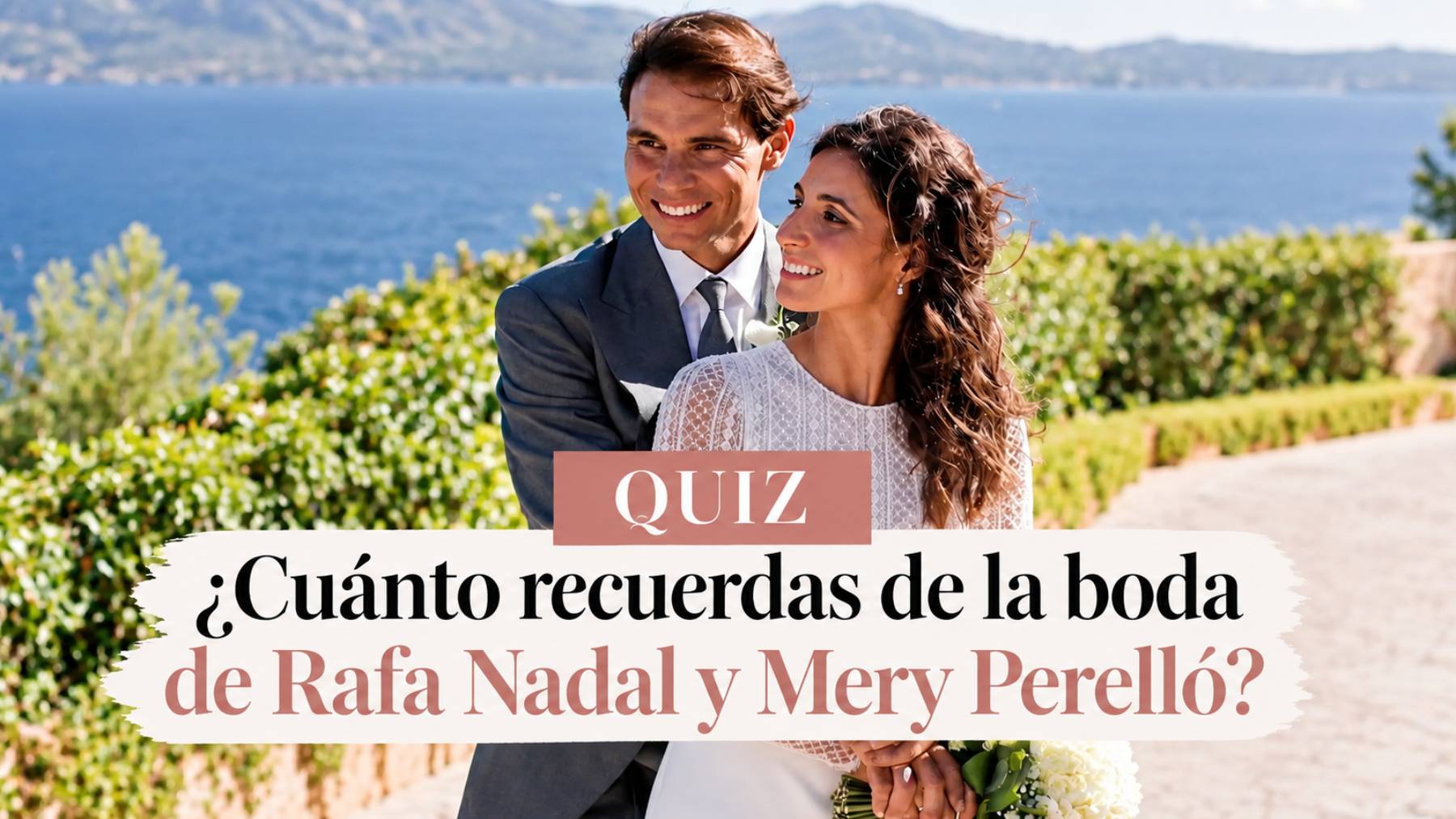 Rafa Nadal y Mery Perelló. (Foto: Fundación Rafa Nadal)