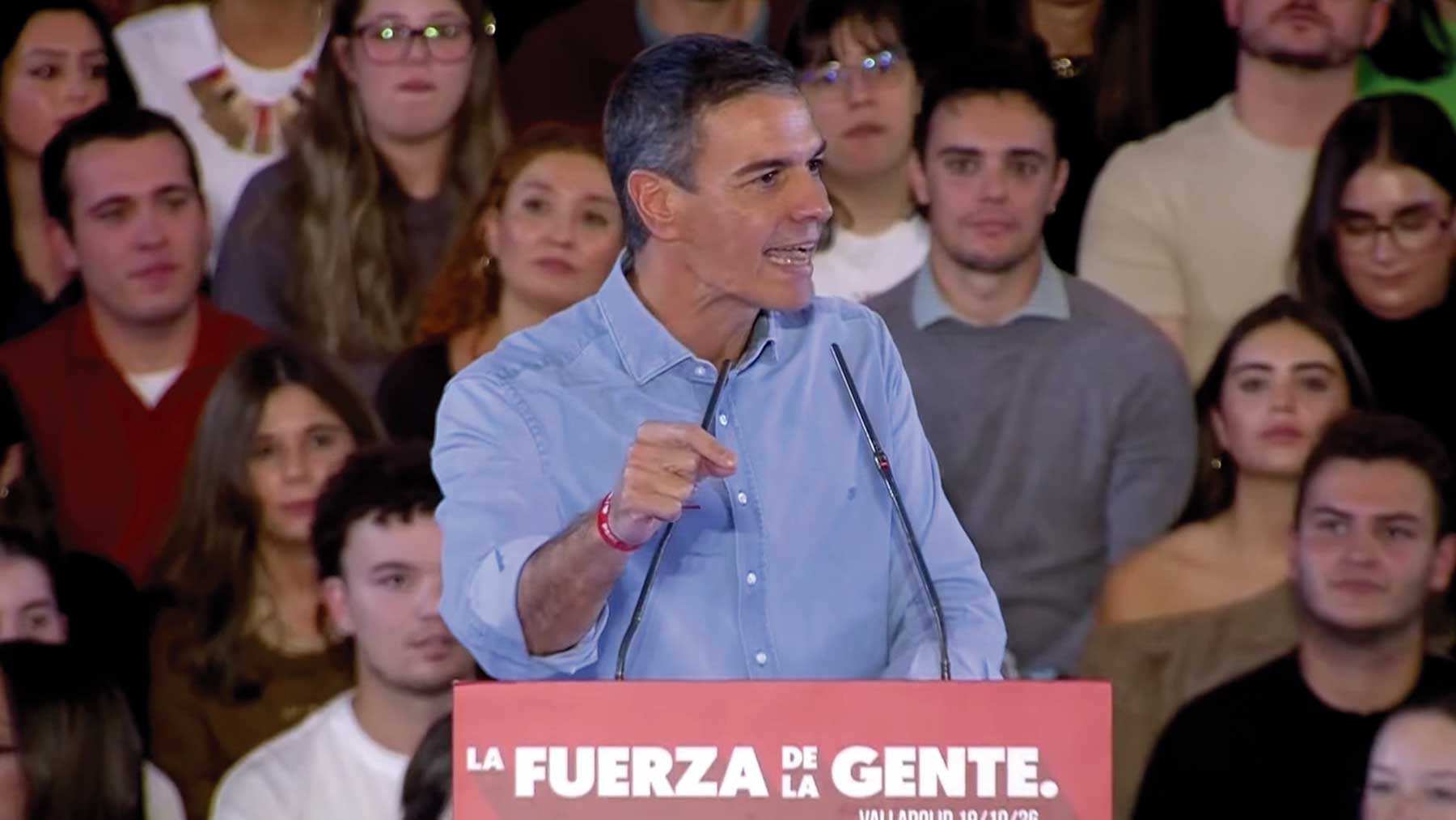 Sánchez, obsesionado con Inda, manipula sus palabras sobre las pensiones: “Pide que no se hable de ellas, ¡serán caraduras!”
