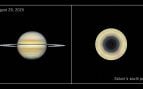 Decágono de Saturno: Saturno y su polo sur vistos por el telescopio espacial Hubble el 29 de agosto de 2025